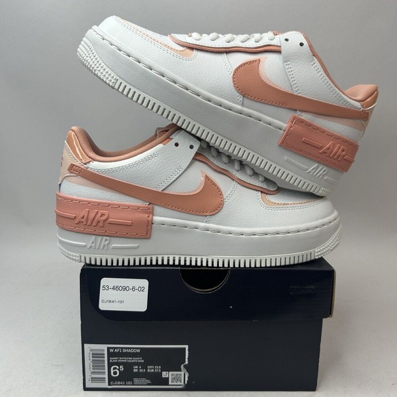 Nike Shoes Air Force 1 Shadow WMNS “Pink Quartz” 2024 - Picture 1 of 5